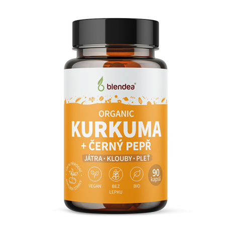Kurkuma + Piperin Blendea - 90 kapslí