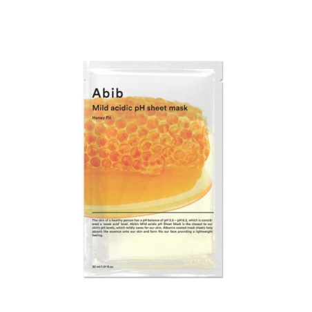Plátýnková maska Honey Fit (Mild Acidic pH Sheet Mask) Abib - 30 ml