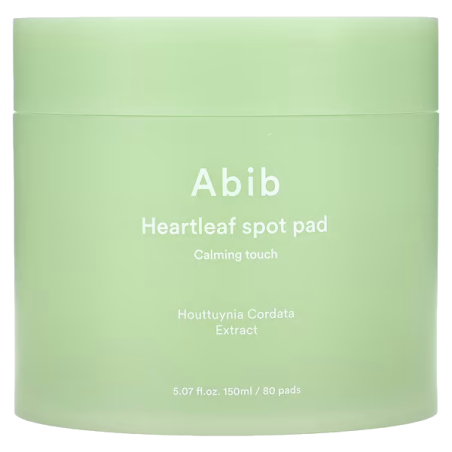 Zklidňující tonizační tampony Calming Touch (Heartleaf Spot Pad) Abib - 80 ks