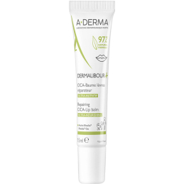 Hydratační balzám na rty Dermalibour+ (Repairing Cica-Lip Balm) A-DERMA - 15 ml