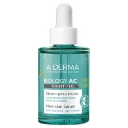 Noční peelingové sérum Biology AC Night-Peel (New Skin Serum) A-DERMA - 30 ml