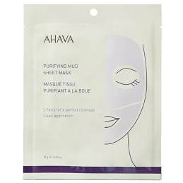 Čisticí bahenní plátýnková maska (Purifying Mud Sheet Mask) AHAVA - 18 g