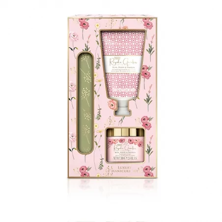 Dárková sada péče o ruce Růže, Vlčí mák & Vanilka Baylis & Harding - 3 ks