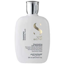 Rozjasňující šampon pro normální vlasy Semi di Lino Diamond (Illuminating Low Shampoo) Alfaparf Milano - 250 ml