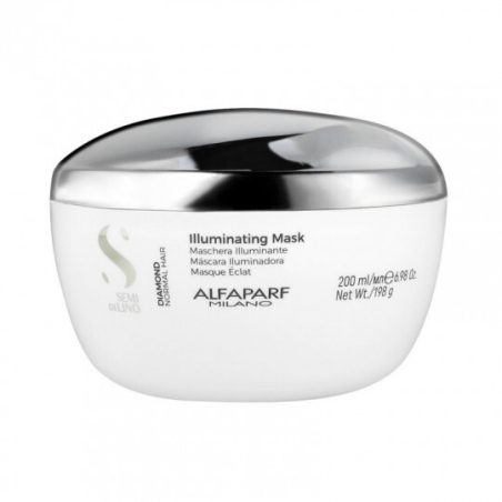 Rozjasňující maska pro normální vlasy Semi di Lino Diamond (Illuminating Mask) Alfaparf Milano - 200 ml