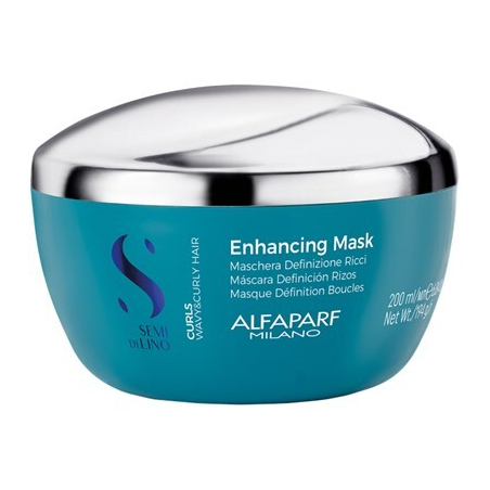 Maska pro kudrnaté a vlnité vlasy Alfa Semo di Lino Curl (Enhancing Mask) Alfaparf Milano - 200 ml