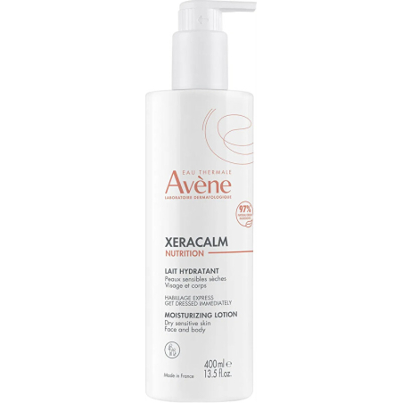 Hydratační mléko na obličej a tělo Xeracalm Nutrition (Moisturizing Lotion) Avène - 400 ml