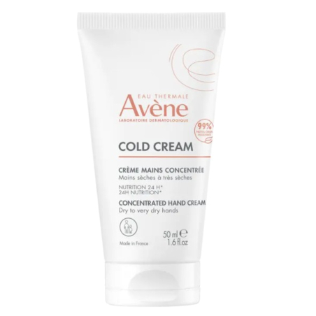 Vyživující a ochranný krém pro suchou až velmi suchou pokožku rukou Cold Cream (Concentrated Hand Cream) Avène - 50 ml