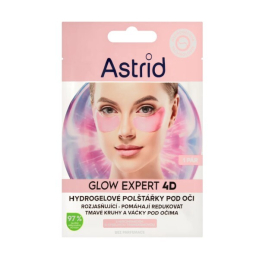 Rozjasňující hydrogelové polštářky pod oči s niacinamidem Glow Expert 4D Astrid