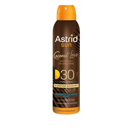 Suchý olej na opalování SPF 30 Astrid - 150 ml