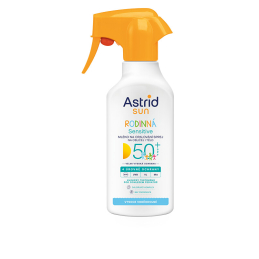 Rodinné mléko na opalování ve spreji Sensitive SPF 50+ Astrid - 270 ml