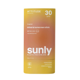 Minerální ochranná tyčinka na tělo Tropical SPF 30 Sunly (Mineral Sunscreen Stick) Attitude - 60 g