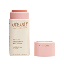 Krémová tvářenka v tyčince Oceanly (Cheeks Blush) Attitude / Odstín: Silky Pink - 8,5 g