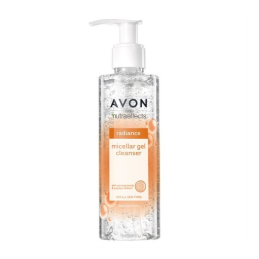 Micelární čisticí pleťový gel s rozjasňujícím účinkem Nutraeffect (Micellar Gel Cleanser) Avon - 195 ml