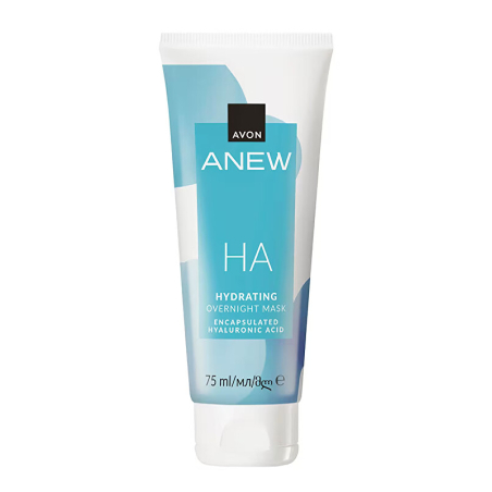 Hydratační noční maska s kyselinou hyaluronovou Anew (Hydrating Overnight Mask) Avon - 75 ml