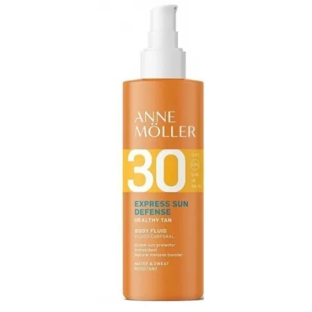Fluid na opalování SPF 30 Express Sun Defense (Body Fluid) Anne Möller - 175 ml