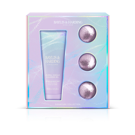 Dárková sada koupelové péče Jojoba, Vanilka & Mandlový olej Aveda - 4 ks