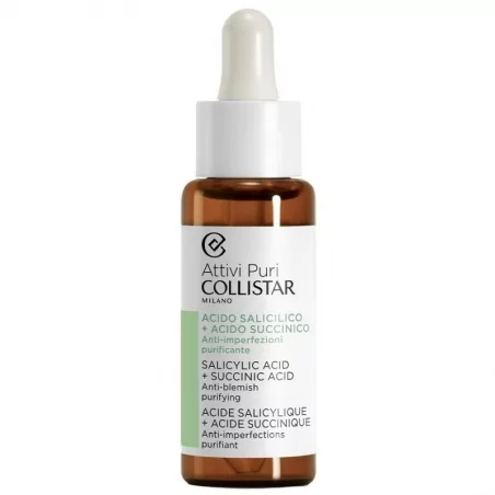 Pleťové sérum Attivi Puri Salicylic Acid + Succinic Acid Collistar - 30 ml
