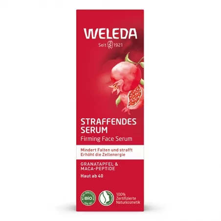 Zpevňující sérum s granátovým jablkem a maca peptidy (Firming Face Serum) Weleda - 30 ml