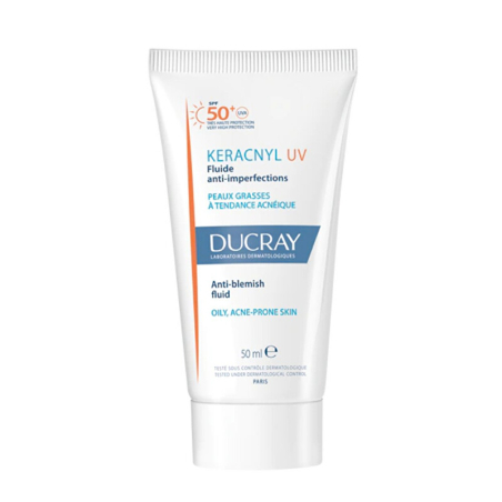 Ochranný fluid pro problematickou pleť SPF 50+ Keracnyl UV (Anti-Blemish Fluid) Aveda - 50 ml