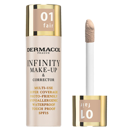 Vysoce krycí make-up a korektor Infinity (Multi-Use Super Coverage Waterproof Touch) Aveda / Odstín: 1.5 Ivory - 20 g