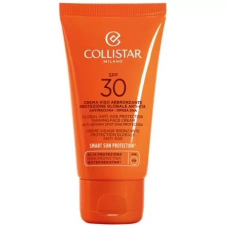 Ochranný krém na obličej pro intenzivní opálení SPF 30 (Tanning Face Cream) Collistar - 50 ml
