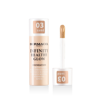 Lehký rozjasňující make-up (Infinity Healthy Glow Foundation) Aveda / Odstín: 03 SAND - 20 g