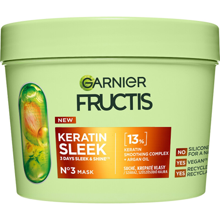 Maska pro suché a krepaté vlasy Fructis Keratin Sleek (Mask) Aveda - 370 ml