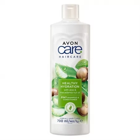 Šampon a kondicionér 2 v 1 Healthy Hydration (2 in 1 Shampoo & Conditioner) Avon - 700 ml