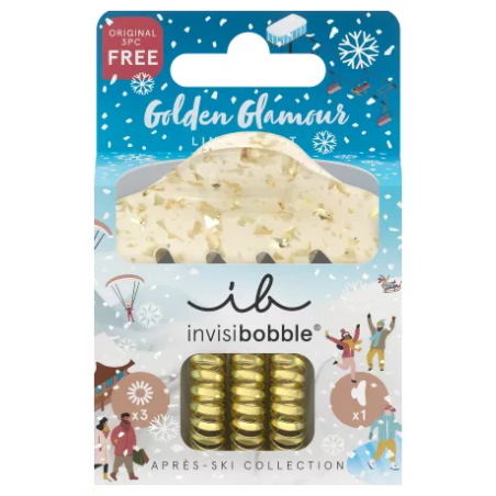 Sada vlasových doplňků Apres Ski Golden Glamour Aveda