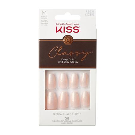 Nalepovací nehty Classy Nails Cozy Meets Cute Aveda - 28 ks