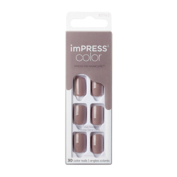 Samolepící nehty imPRESS Color Taupe Prize Aveda - 30 ks