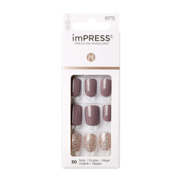 Samolepící nehty imPRESS Nails Flawless Aveda - 30 ks