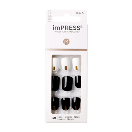 Samolepící nehty imPRESS Nails Midnight Drive Aveda - 30 ks