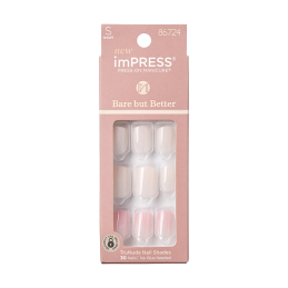 Samolepící nehty imPRESS BBB Nails Effortless Finish Aveda - 30 ks