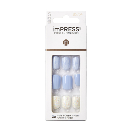 Samolepící nehty imPRESS Nails Lavender Whisper Aveda - 30 ks