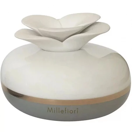 Keramický difuzér Air Design Květina šedá Millefiori Milano