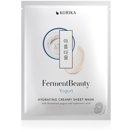 Hydratační plátýnková maska FermentBeauty Yogurt (Hydrating Creamy Sheet Mask) Aveda - 23 g