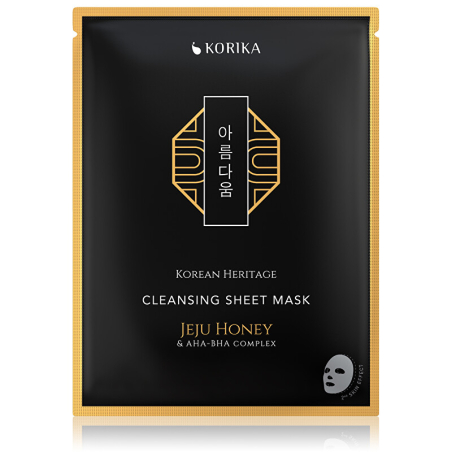 Čisticí plátýnková maska s Jeju medem a AHA, BHA komplexem Korean Heritage (Cleansing Sheet Mask) Aveda - 25 g