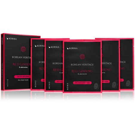 Sada plátýnkových masek proti stárnutí Korean Heritage 5 × Aveda - 25 g