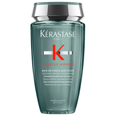 Čisticí a vyživující šampon pro slabé vlasy s tendencí vypadávat Genesis Homme Bain de Force Quotidien (Shampoo) Aveda - 250 ml
