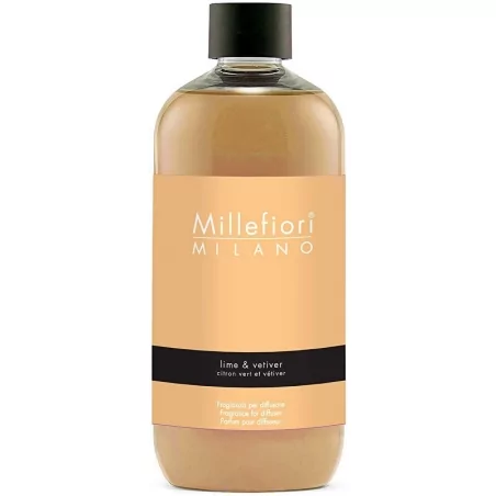 Náplň do difuzéru Natural Limetka a vetiver Millefiori Milano - 500 ml