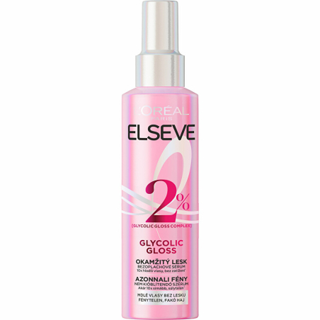 Bezoplachové sérum pro okamžitý lesk vlasů Elseve Glycolic Gloss Aveda - 150 ml