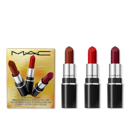 Sada na rty Everyday Luxury Mini Lustreglass Red (Lipstick Trio) Aveda