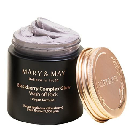 Rozjasňující pleťová maska Blackberry Complex Glow (Wash Off Pack) Aveda - 125 g
