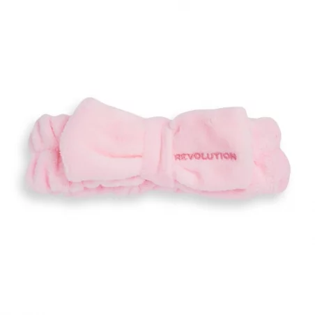 Kosmetická čelenka Pretty Pink Bow Revolution Skincare