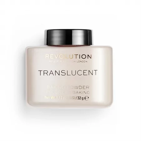 Transparentní pudr (Loose Baking Powder Translucent) Revolution - 32 g