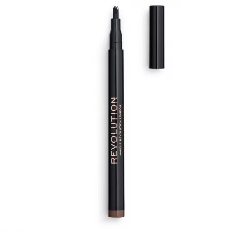 Tužka na obočí Micro Brow Pen Revolution / Odstín: Medium Brown - 1 ml