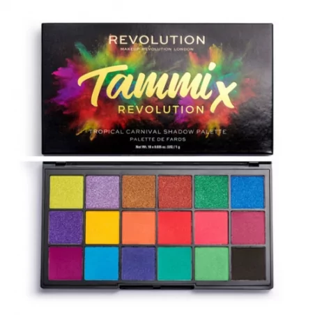 Paletka očních stínů x Tammi Tropical Carnival Revolution - 18 g
