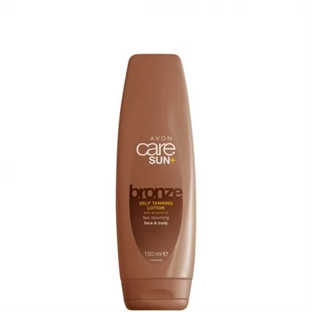Samoopalovací tělové mléko na obličej a tělo Care Sun + (Self Tanning Lotion) Avon - 150 ml